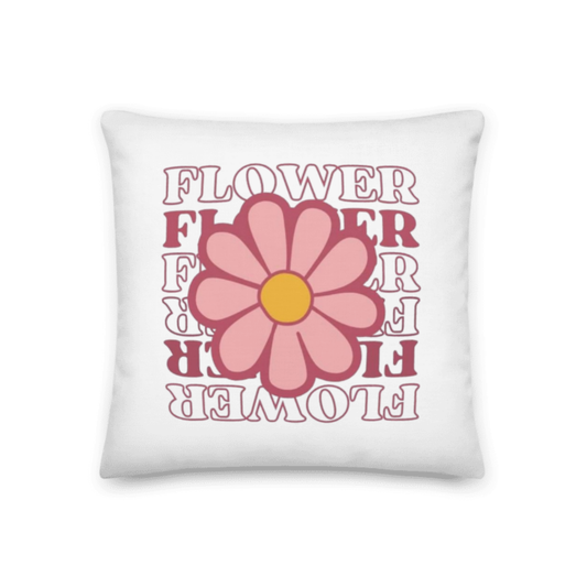 Cojín “Flower Power Retro” Personalizado