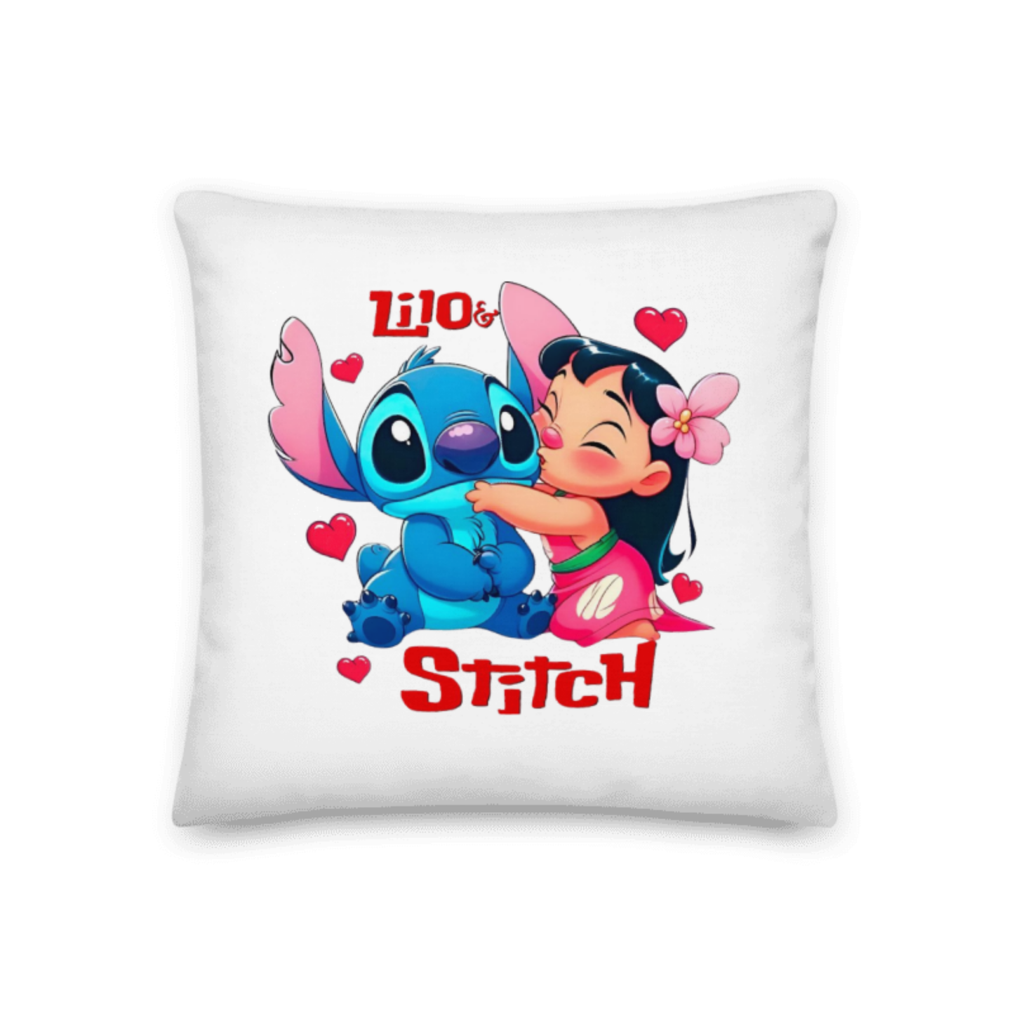 Cojín “Lilo & Stitch – Amor Incondicional” Personalizado