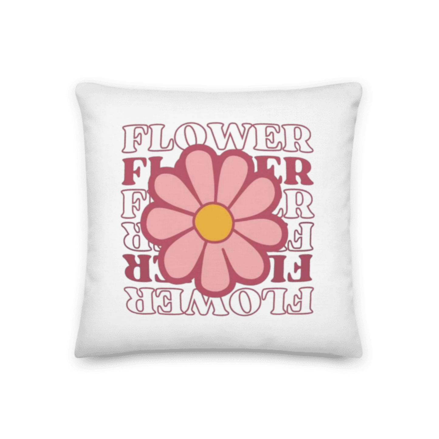 Cojín “Flower Power Retro” Personalizado